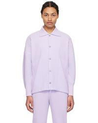 Homme Plissé Issey Miyake - Homme Plissé Issey Miyake Purple Monthly Color February Jacket - Lyst