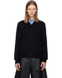 Sacai - Cotton Cashmere Knit Cardigan - Lyst