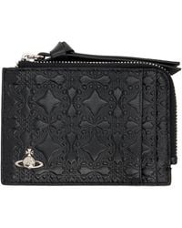 Vivienne Westwood - Embossed Zip Card Holder - Lyst