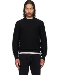 BOSS - Cotton Knitted Structure Sweater - Lyst