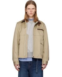 Sacai - Cotton Chino Jacket - Lyst