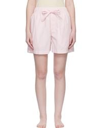 Tekla - Poplin Pyjama Shorts - Lyst