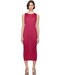 Pleats Please Issey Miyake - June New Colorful Basics 4 Maxi Dress - Lyst