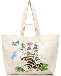 KENZO - Off- Paris Cartoon' Large Tote - Lyst
