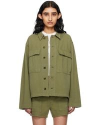 RE/DONE - Khaki Field Jacket - Lyst