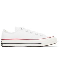 Converse - Baskets chuck 70 blanches - Lyst