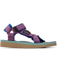 Suicoke - Blue & Orange Depa-jc01 Sandals - Lyst