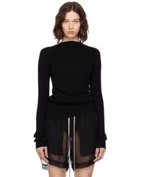 Rick Owens - Concordians Ribbed Knit Babel Sweater - Lyst