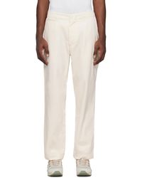 Nanamica - Pantalon chino ample blanc cassé - Lyst