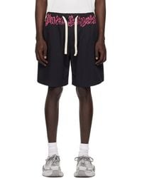 Palm Angels - ブラック Waist Logo ショートパンツ - Lyst