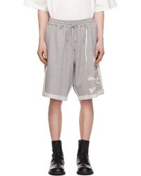 MASTERMIND WORLD - Mw Cut-Off Sweat Shorts - Lyst