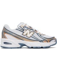 New Balance - Tan 740 Sneakers - Lyst