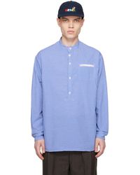Undercover - Blue Check Shirt - Lyst