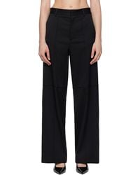 MM6 by Maison Margiela - Tailoring Wool Trousers - Lyst