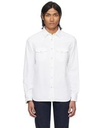 Tom Ford - White Western Denim Shirt - Lyst