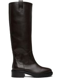 Aeyde - Henry Leather Knee-High Boots - Lyst