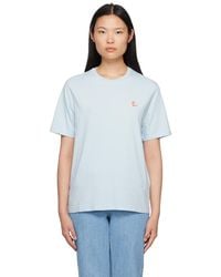 Maison Kitsuné - ブルー チラックスフォックス Tシャツ - Lyst