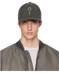 Rick Owens - Tower Pentagram Embroidery Baseball Cap - Lyst