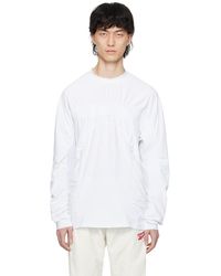 KANGHYUK - T-shirt à manches longues blanc édition reebok - Lyst