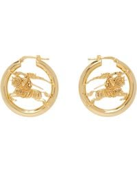 Burberry - Ekd Hoop Earrings - Lyst