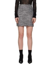 Juun.J - Tweed Miniskirt - Lyst