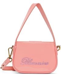 Blumarine - Pink Mini Rhinestone Bag - Lyst