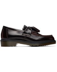 Dr. Martens - Burgundy Adrian Arcadia Leather Tassel Loafers - Lyst