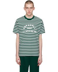 Carhartt - T-shirt scotty vert et blanc - Lyst