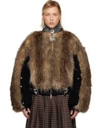 Chopova Lowena - French Kiss Faux-Fur Bomber Jacket - Lyst