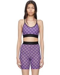 Ambush - Purple Nylon Sports Bra - Lyst