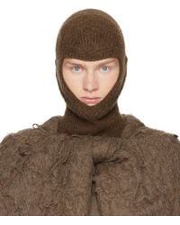 Rick Owens - Porterville Alpaca Knit Skull Balaclava - Lyst