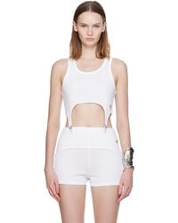 Jean Paul Gaultier - 'The Garter Bra' Tank Top - Lyst