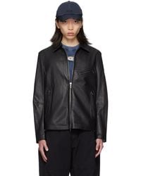 DIESEL - L-Korn-A Leather Jacket - Lyst