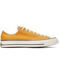 Converse - Yellow Chuck 70 Ox Low Sneakers - Lyst