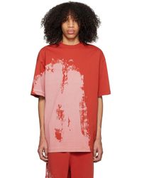 A_COLD_WALL* - * Red Brushstroke T-shirt - Lyst