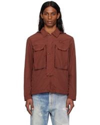 C.P. Company - Flatt Nylon Goggle Overshirt Jacket - Lyst