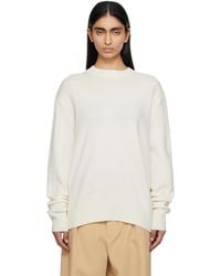 Frankie Shop - Off- Rafaela Padded Knit Sweater - Lyst