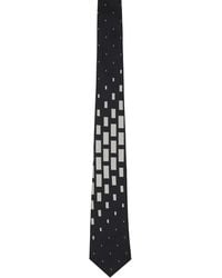 Yohji Yamamoto - Square Pattern Jq Derby Tie - Lyst