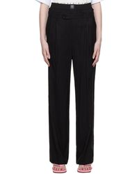 MSGM - Pantalon noir à boxer intégré - Lyst