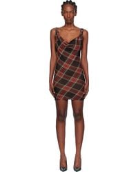 Vivienne Westwood - レッド＆グリーン Anna ペンシル ミニワンピース - Lyst