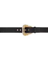 Versace - Black Wide Couture1 Belt - Lyst
