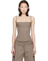 KNWLS - Jett Bustier Top - Lyst