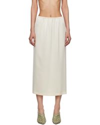 Leset - Off- Barb Midi Skirt - Lyst