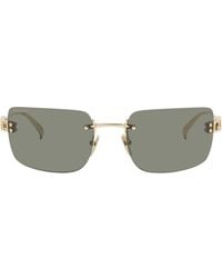 Gucci - Block Bending Sunglasses - Lyst