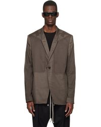 Rick Owens - Temple Fogpocket Soft Soft Blazer - Lyst