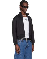 Vetements ' X Reebok' Reworked Track Jacket in Black for Men | Lyst