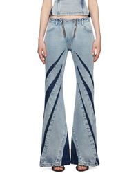 Dion Lee - Blue Darted Jeans - Lyst