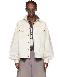 Willy Chavarria - Off- Chachi Denim Trucker Jacket - Lyst