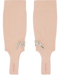 Simone Rocha - Pink Cluster Flower Stirrup Socks - Lyst