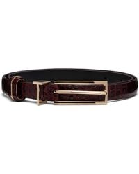 Tom Ford - Burgundy T Loop Belt - Lyst